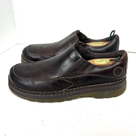 Dr. Marten's Men's Brown Leather Slip-On Shoes Neil Loafers Sz 10 Chunky Grunge - Picture 1 of 10